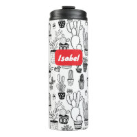 Cactus Poted Plante mignon Motif cadeau personnali