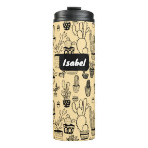 Bouteilles Isothermes Cactus Poted Plante mignon Motif cadeau personnali