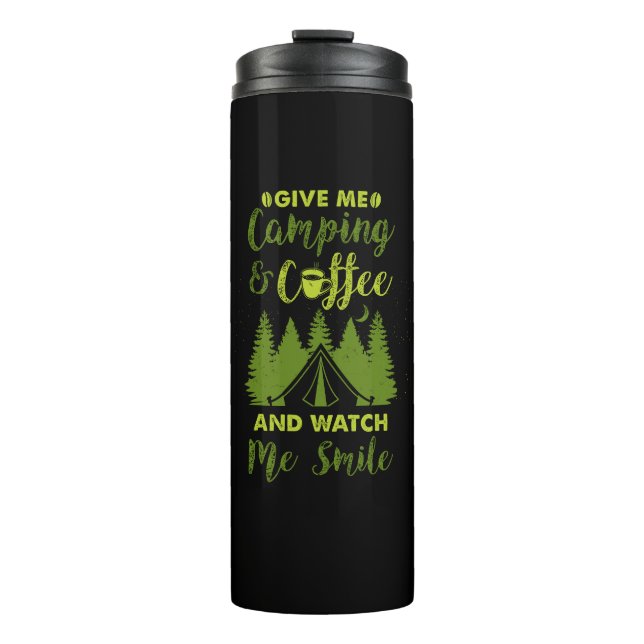 Bouteilles Isothermes Cadeau Café Camping Caravane (Devant)