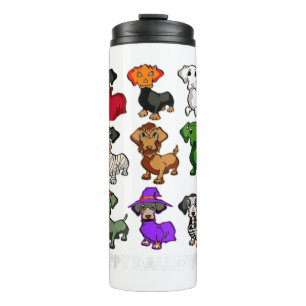 Bouteilles Isothermes Cadeau de costume d'Halloween animal d'âne floral