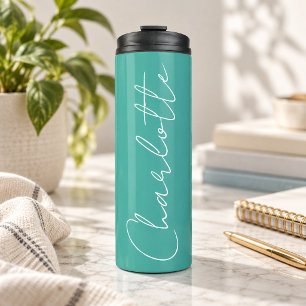 Bouteilles Isothermes Cadeau de fête de bachelorette personnalisé Turquo