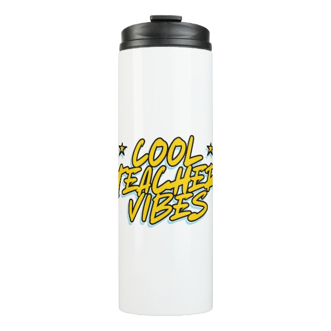 BOUTEILLES ISOTHERMES CADEAU DE FETE DES ENSEIGNANTS VIBES PROF COOL (Devant)