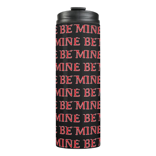 Bouteilles Isothermes Cadeau de la Saint-Valentin « Sois mienne » - Amou (Devant)