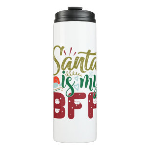 Bouteilles Isothermes Cadeau de Noël Père Noël est mon BFF
