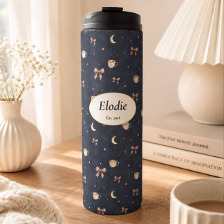 Bouteilles Isothermes Cadeau de Nuit Céleste Cottagecore Lune Étoiles No