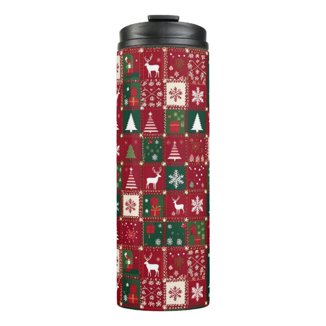 Bouteilles Isothermes Cadeau de tasse de boisson saisonnière hivernale f (Devant)