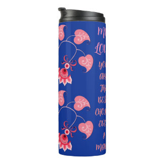 BOUTEILLES ISOTHERMES CADEAU FLEUR AMOUR POUR PETITE AMIE FEMME MARI MAM
