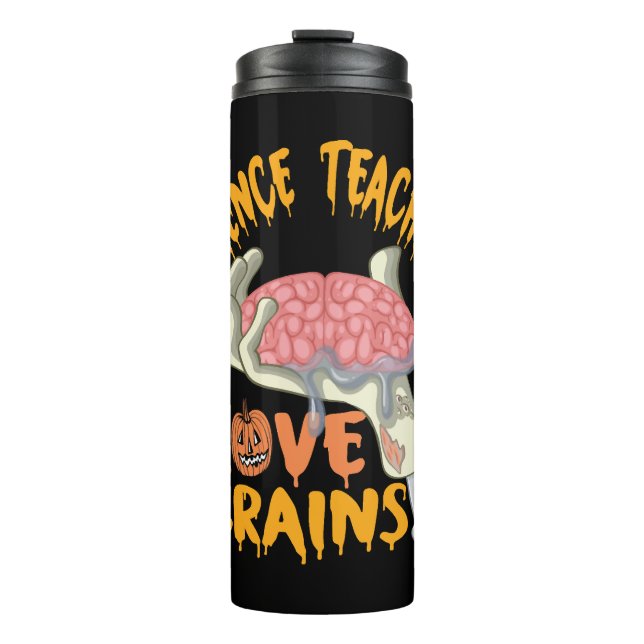 Bouteilles Isothermes Cadeau Halloween pour professeurs de sciences drôl (Devant)