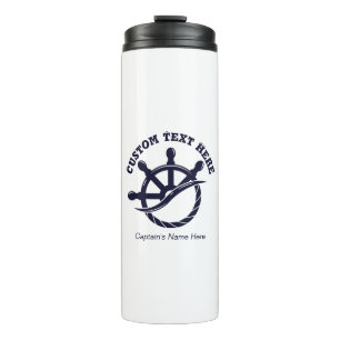 Bouteilles Isothermes Cadeau nautique de bateau de capitaine personnalis