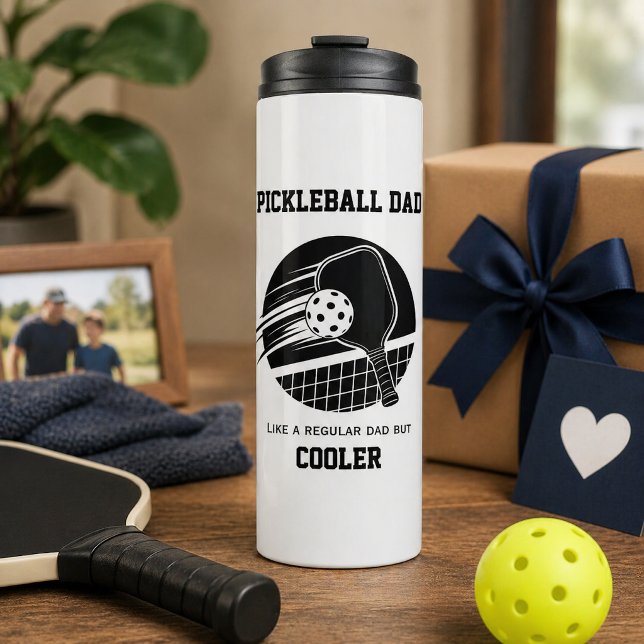 Bouteilles Isothermes Cadeau pour papa de pickleball (Créateur téléchargé)