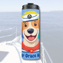 Cadeaux de chiens mignons nautiques pour les propr