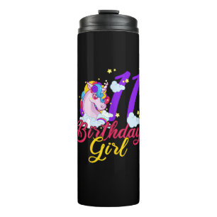 Bouteilles Isothermes Cadeaux de fille d'anniversaire de 11 ans Licorne