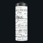 Bouteilles Isothermes Cadeaux de physique personnalisés pour les physici<br><div class="desc">Vous n'êtes pas sûr de savoir ce qu'il vous faut pour le fan de physique de votre vie ? C'est une idée géniale avec un design cool de diagrammes et de formules de physique soignées avec un espace pour votre personnalisation. Ajoutez nom/initiales/monogrammes ou supprimez si vous le souhaitez ou cliquez...</div>