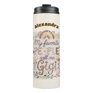 Bouteilles Isothermes ❤️Cadeaux personnalisés pour GIGI pour la fête des