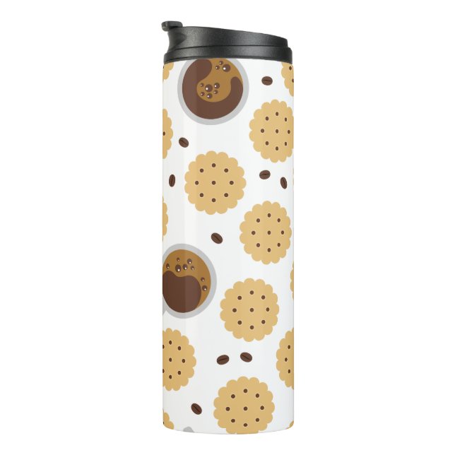 Bouteilles Isothermes Café et cookies (Tourné sur la droite)