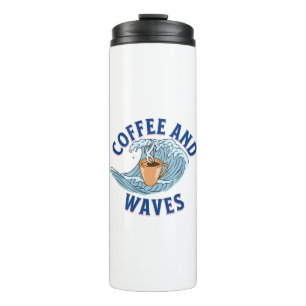 Bouteilles Isothermes Café et Vagues