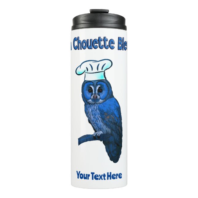 Bouteilles Isothermes Café La Chouette Bleue (Devant)