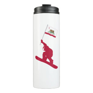 Bouteilles Isothermes California Flag Snowboard