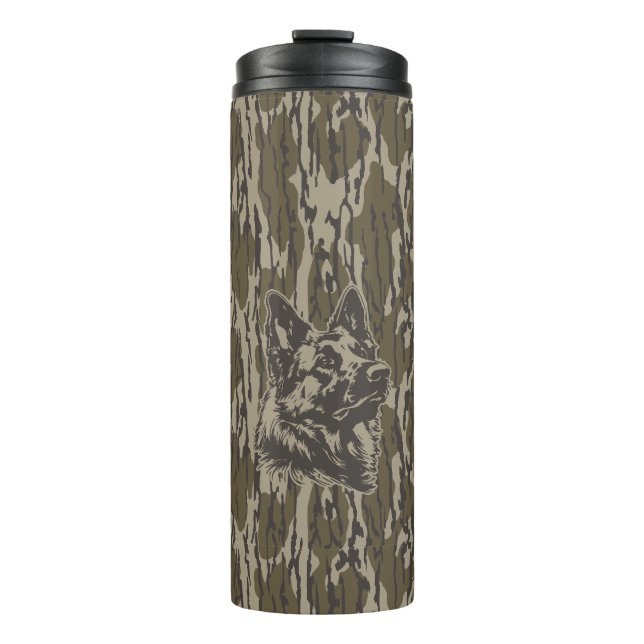 Bouteilles Isothermes Camo Bottomland Allemand Berger Silhouette (Devant)