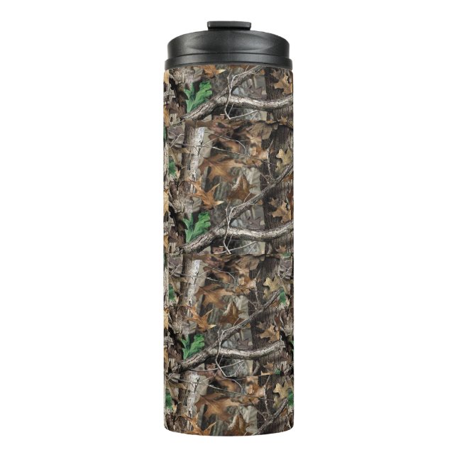 Bouteilles Isothermes Camo Chasseurs Arbre Forestier #1 Tumbler Thermiqu (Devant)