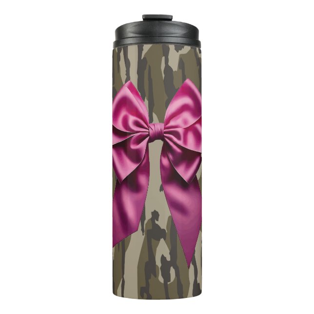 Bouteilles Isothermes Camo Filles Camo Pink Ribbon Bow Bottomland Camo (Devant)