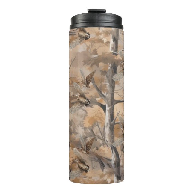 Bouteilles Isothermes Camo forêt avec bécasse  (Devant)