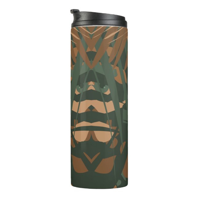 Bouteilles Isothermes Camo Motif Jungle - Nature Texture (Tourné sur la droite)