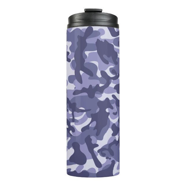 Bouteilles Isothermes Camouflage Navy Violet   (Devant)