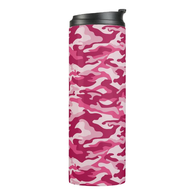 Bouteilles Isothermes Camouflage rose (Tourné sur la gauche)