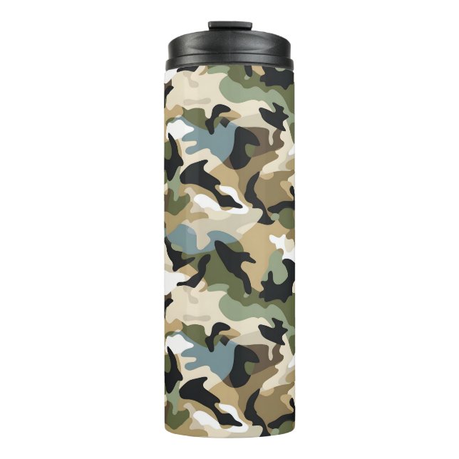 Bouteilles Isothermes Camouflage vert foncé (Devant)