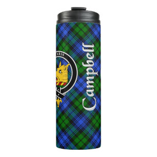 Bouteilles Isothermes Campbell Clan Badge & Tartan