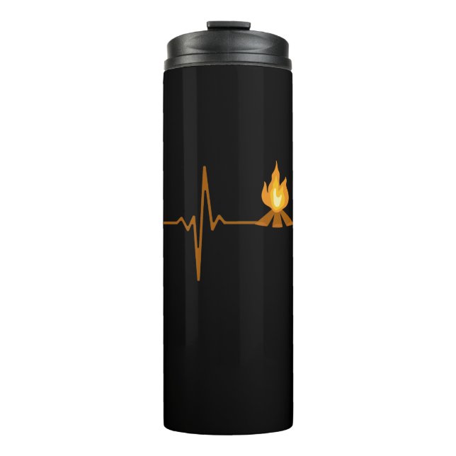 Bouteilles Isothermes Campfire Heartbeat Camping (Devant)