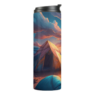 Bouteilles Isothermes Camping au lever du soleil