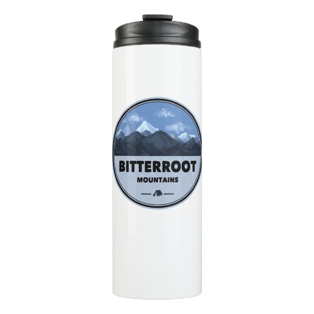 Bouteilles Isothermes Camping dans les montagnes Bitterroot (Devant)