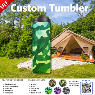 Bouteilles Isothermes Camping Tumbler   AJOUTER UN Ado DE Camouflage INI