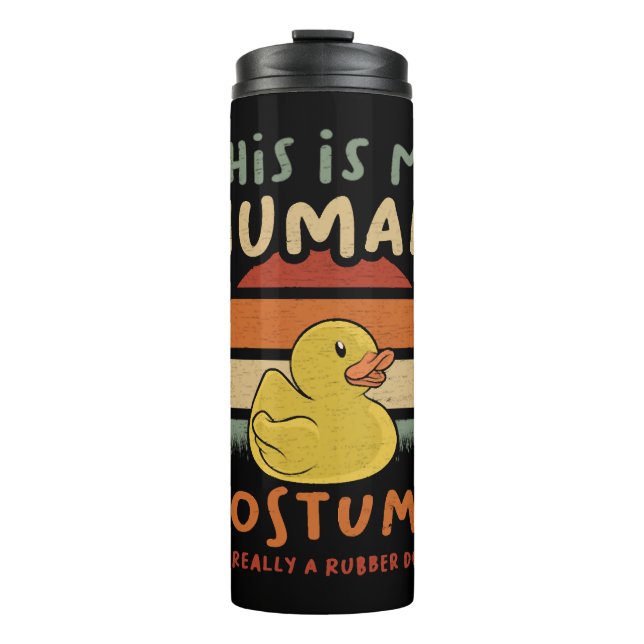 Bouteilles Isothermes Canard d'Halloween (Devant)