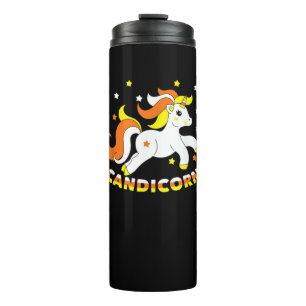 Bouteilles Isothermes Candicorn Mignon Licorne Halloween Bonbon de Maïs