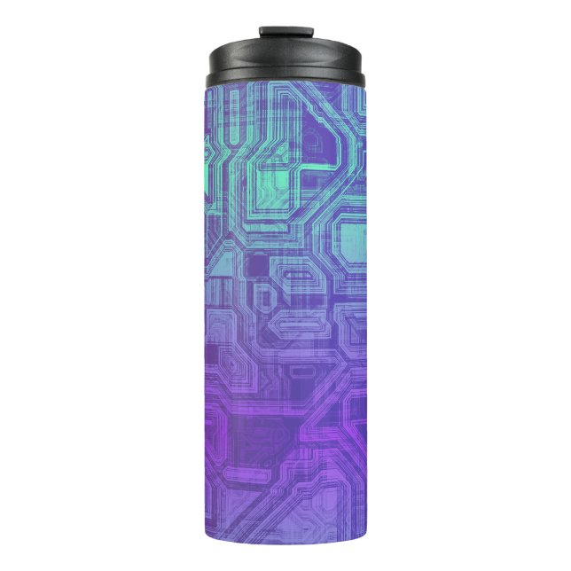 Bouteilles Isothermes candy circuits - berry blue : sac électronique (Devant)