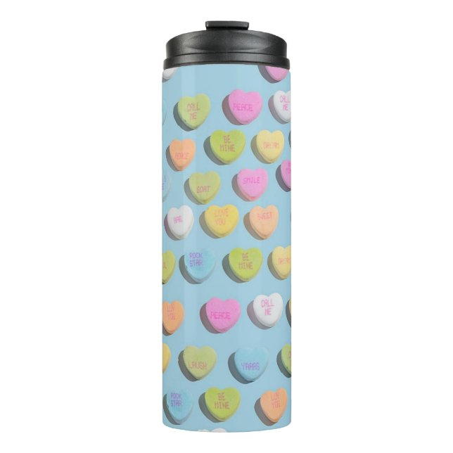 Bouteilles Isothermes Candy Heart de Valentine Tumbler thermique (Devant)