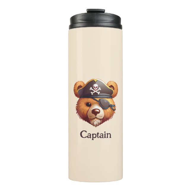 Bouteilles Isothermes Capitaine Bear (Devant)