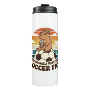 Bouteilles Isothermes Capybara Fan de Football Professionnellement Imper