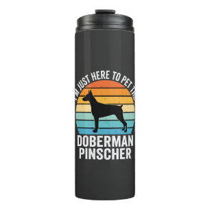 Bouteilles Isothermes Caressez le Doberman Pinscher Rétro