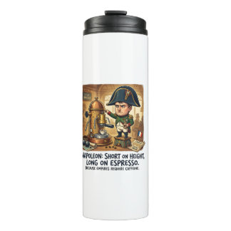 Bouteilles Isothermes Caricature amusante de Napoléon au café - Manque d