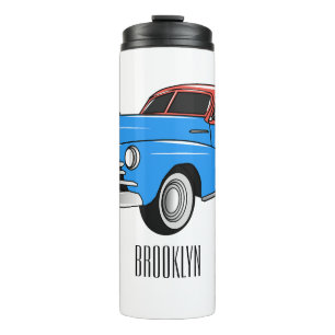 Bouteilles Isothermes Caricature de voiture classique 1948