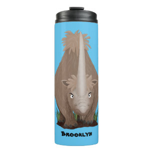 Bouteilles Isothermes Caricature en élasmère de rhinocéros laineux