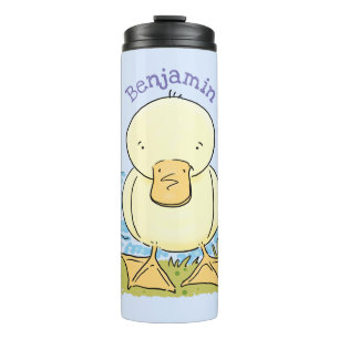 Bouteilles Isothermes Caricature jaune mignon pour canard bébé
