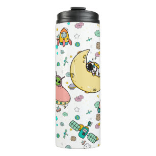 Bouteilles Isothermes Caricature spatiale astronaute