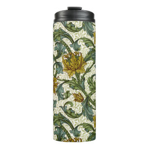 Bouteilles Isothermes Carreau d'art floral à tige unique de William Morr