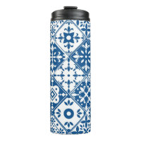 Carrelage bleu Santorin thème grec/espagnol