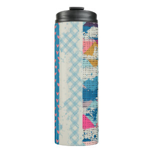 Bouteilles Isothermes Carrelage en Patchwork Carreaux Design Motif sans